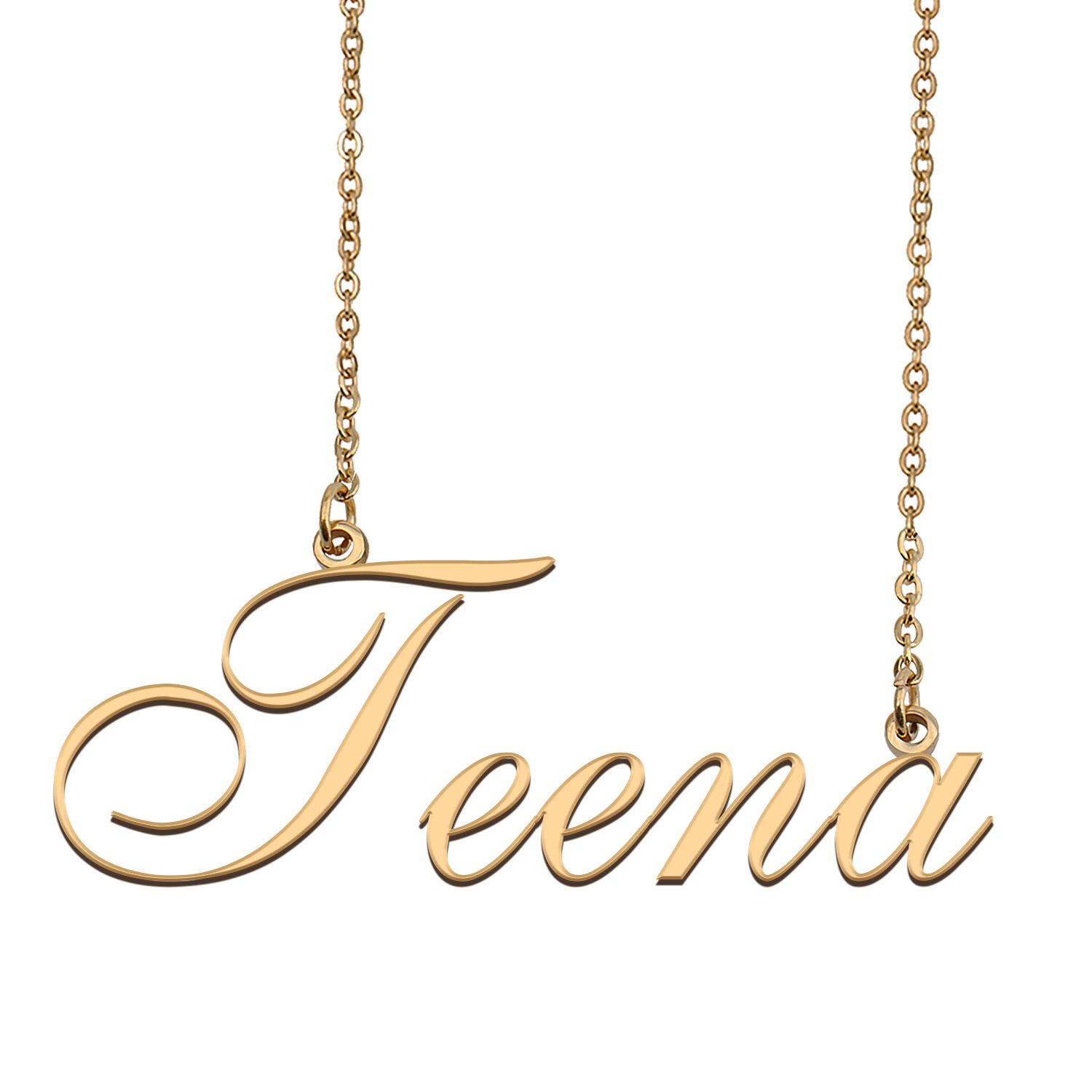 Customized Charm Pendant Jewelry Any Name Necklace for Grandmother for Her Teena