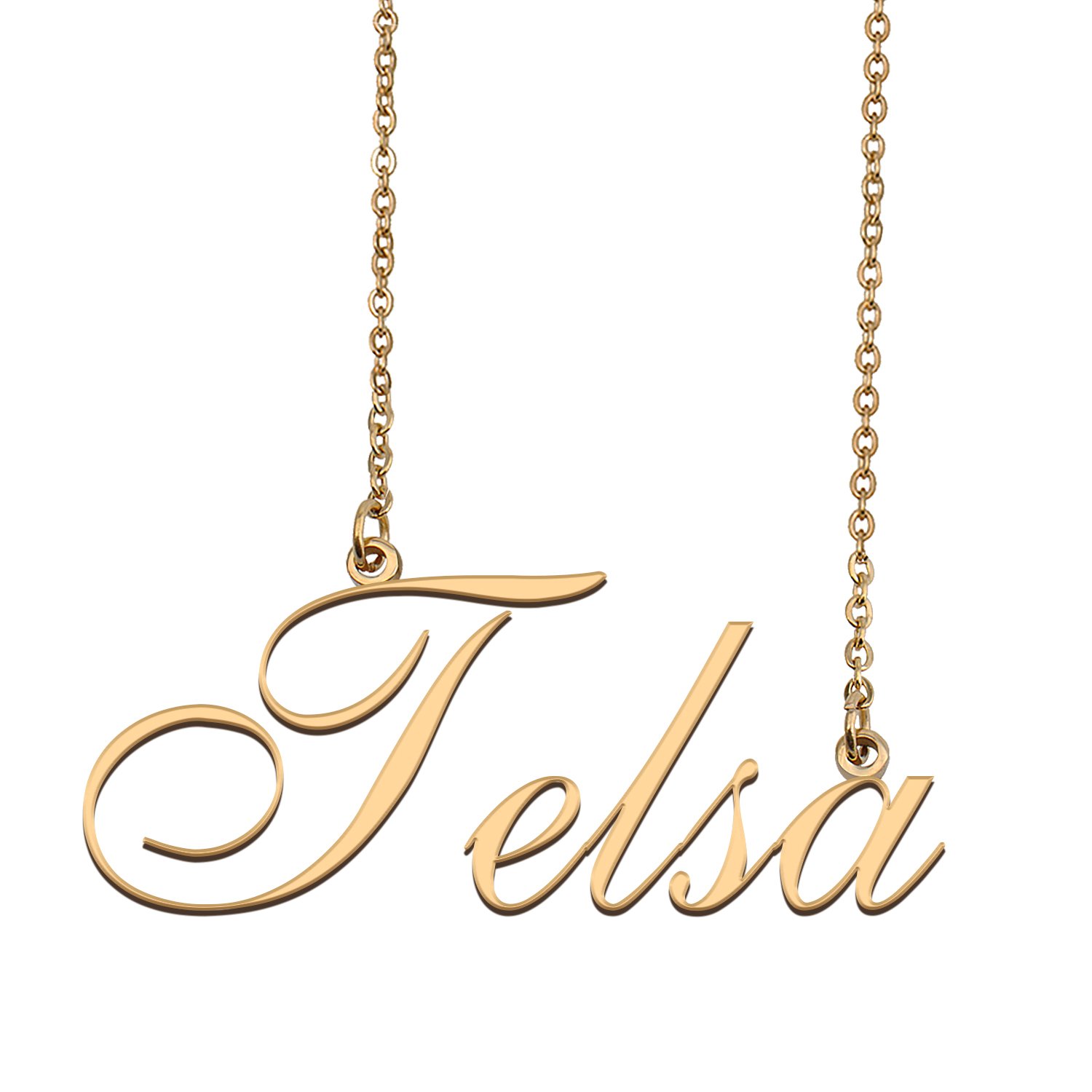 Customized Charm Pendant Jewelry Any Name Necklace for Grandmother for Her Telsa