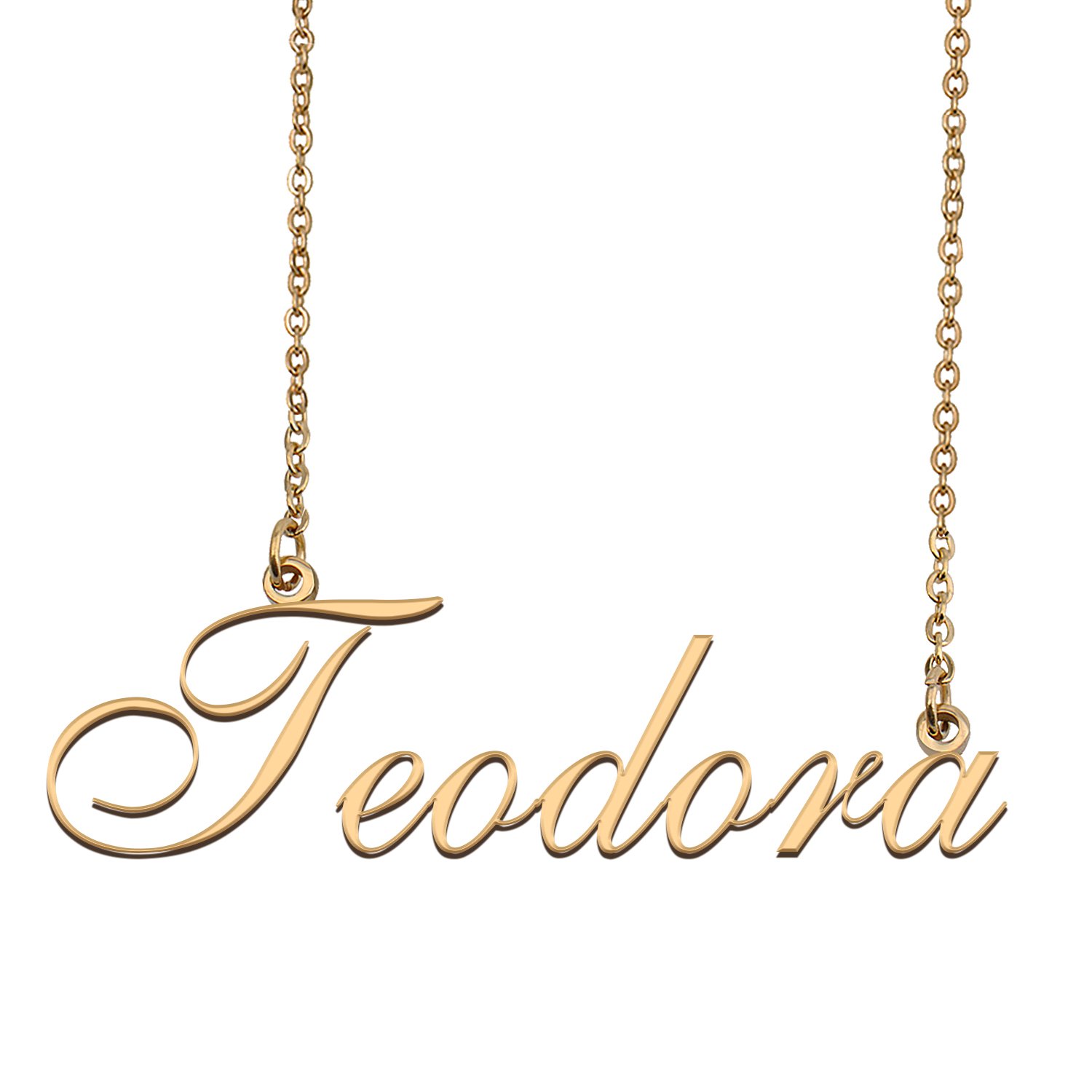 Customized Charm Pendant Jewelry Any Name Necklace for Grandmother for Her Teodora