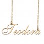 Customized Charm Pendant Jewelry Any Name Necklace for Grandmother for Her Teodora