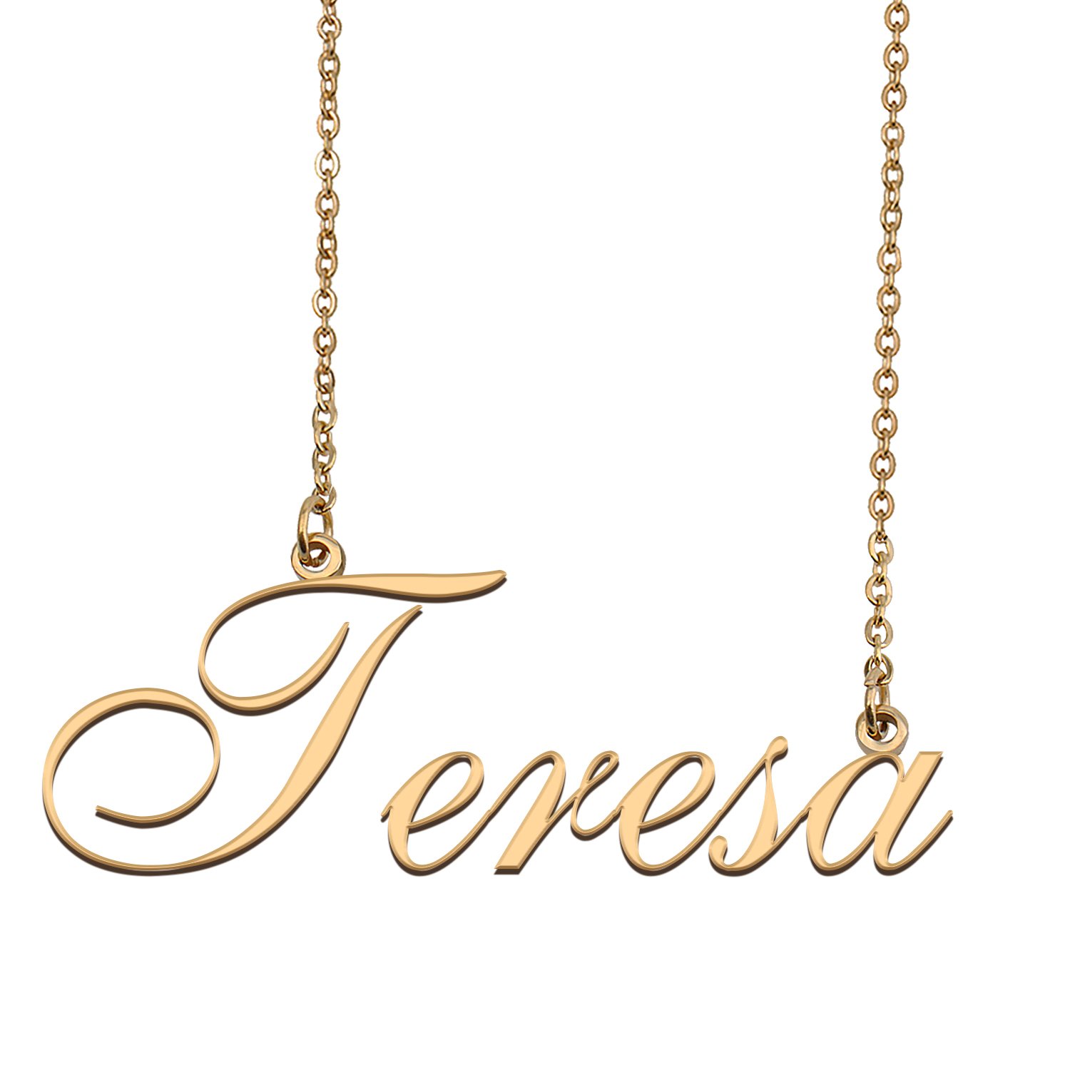 Customized Charm Pendant Jewelry Any Name Necklace for Grandmother for Her Teresa