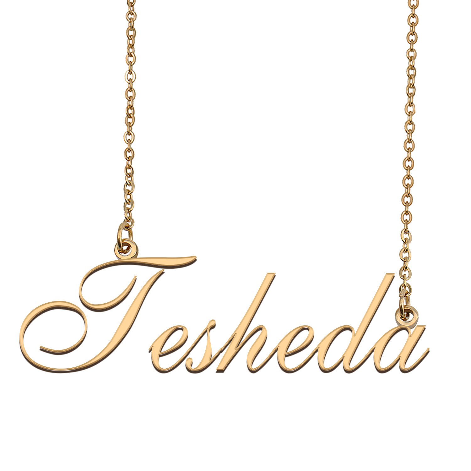 Customized Charm Pendant Jewelry Any Name Necklace for Grandmother for Her Tesheda