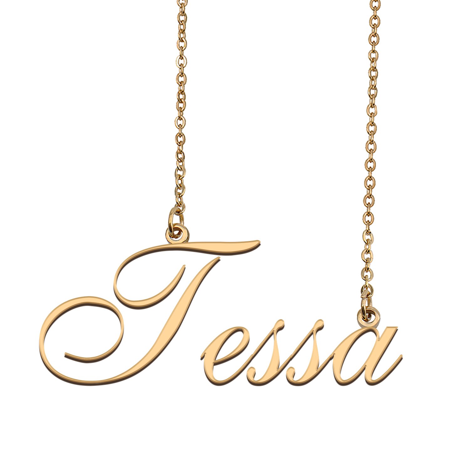 Customized Charm Pendant Jewelry Any Name Necklace for Grandmother for Her Tessa