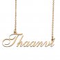 Customized Charm Pendant Jewelry Any Name Necklace for Grandmother for Her Thaanvi