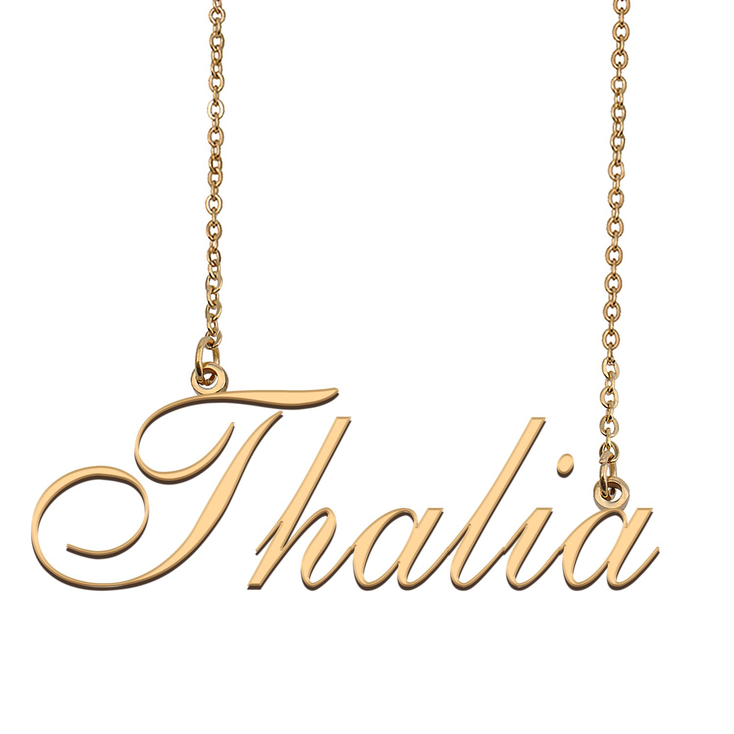 Customized Charm Pendant Jewelry Any Name Necklace for Grandmother for Her Thalia