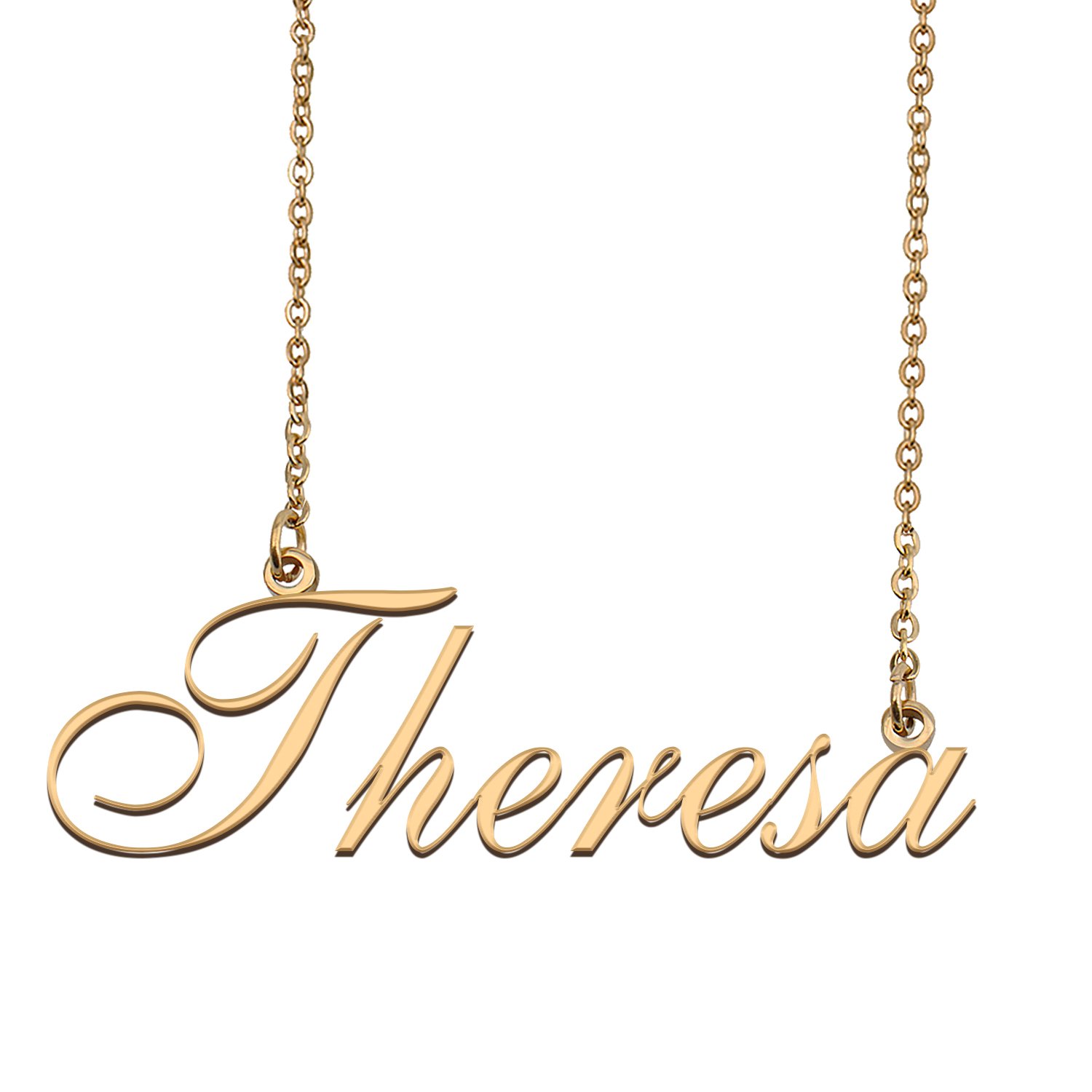 Customized Charm Pendant Jewelry Any Name Necklace for Grandmother for Her Theresa