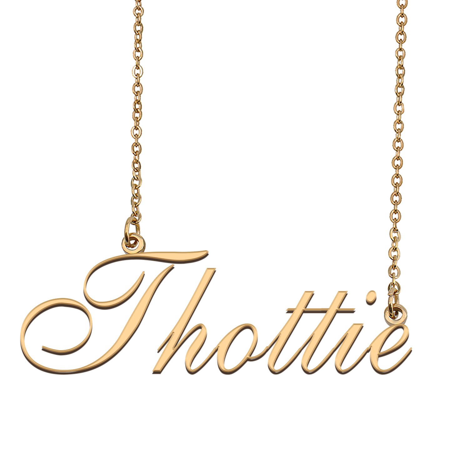 Customized Charm Pendant Jewelry Any Name Necklace for Grandmother for Her Thottie