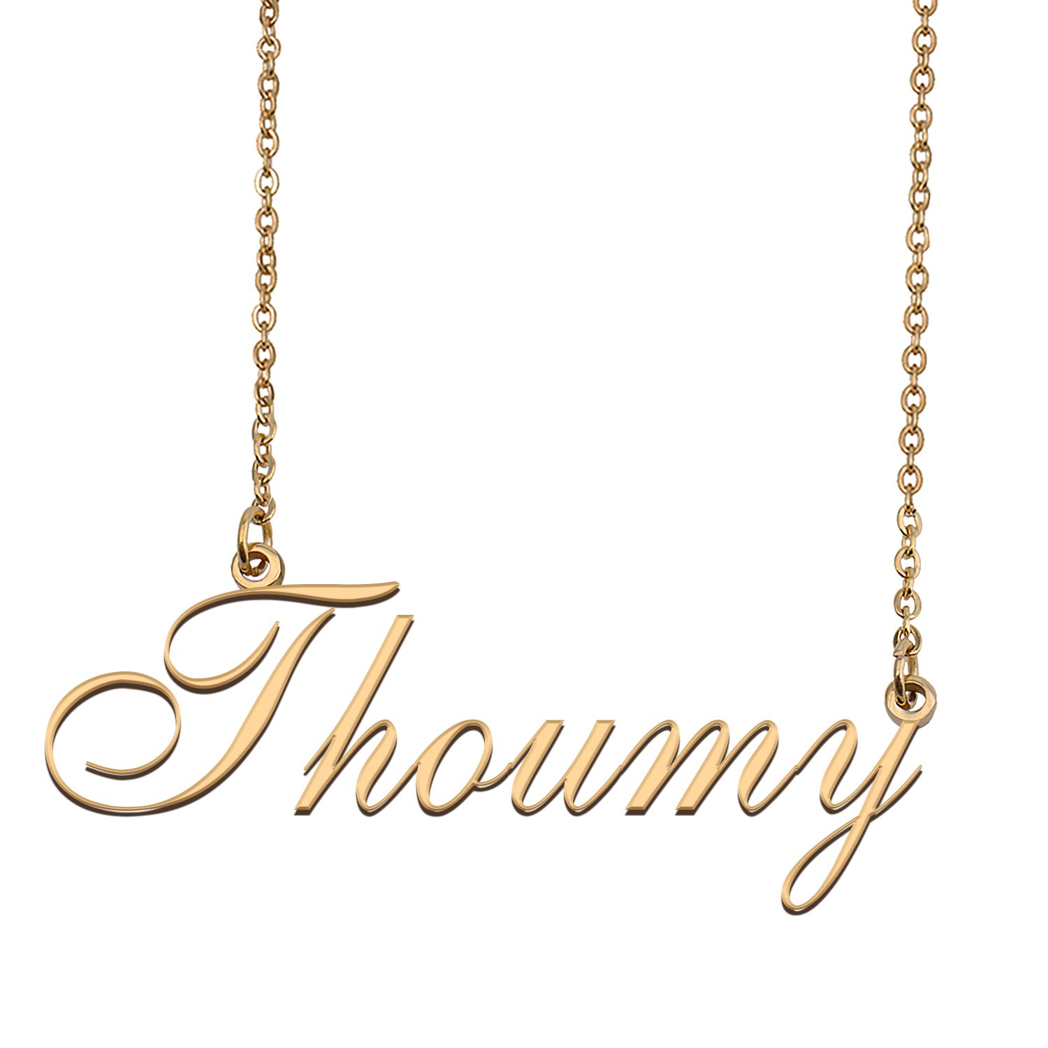 Customized Charm Pendant Jewelry Any Name Necklace for Grandmother for Her Thoumy