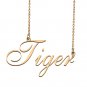 Customized Charm Pendant Jewelry Any Name Necklace for Grandmother for Her Tiger