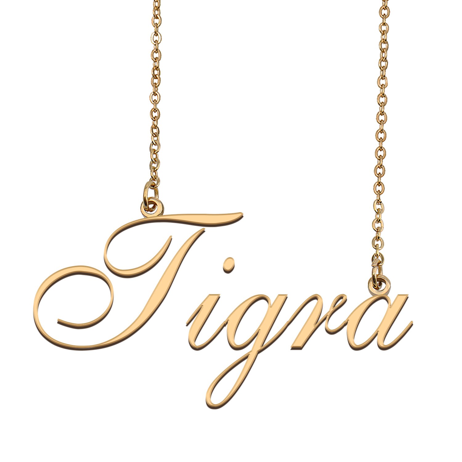 Customized Charm Pendant Jewelry Any Name Necklace for Grandmother for Her Tigra