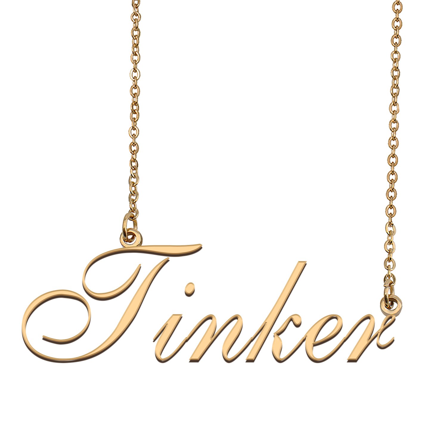 Customized Charm Pendant Jewelry Any Name Necklace for Grandmother for Her Tinker