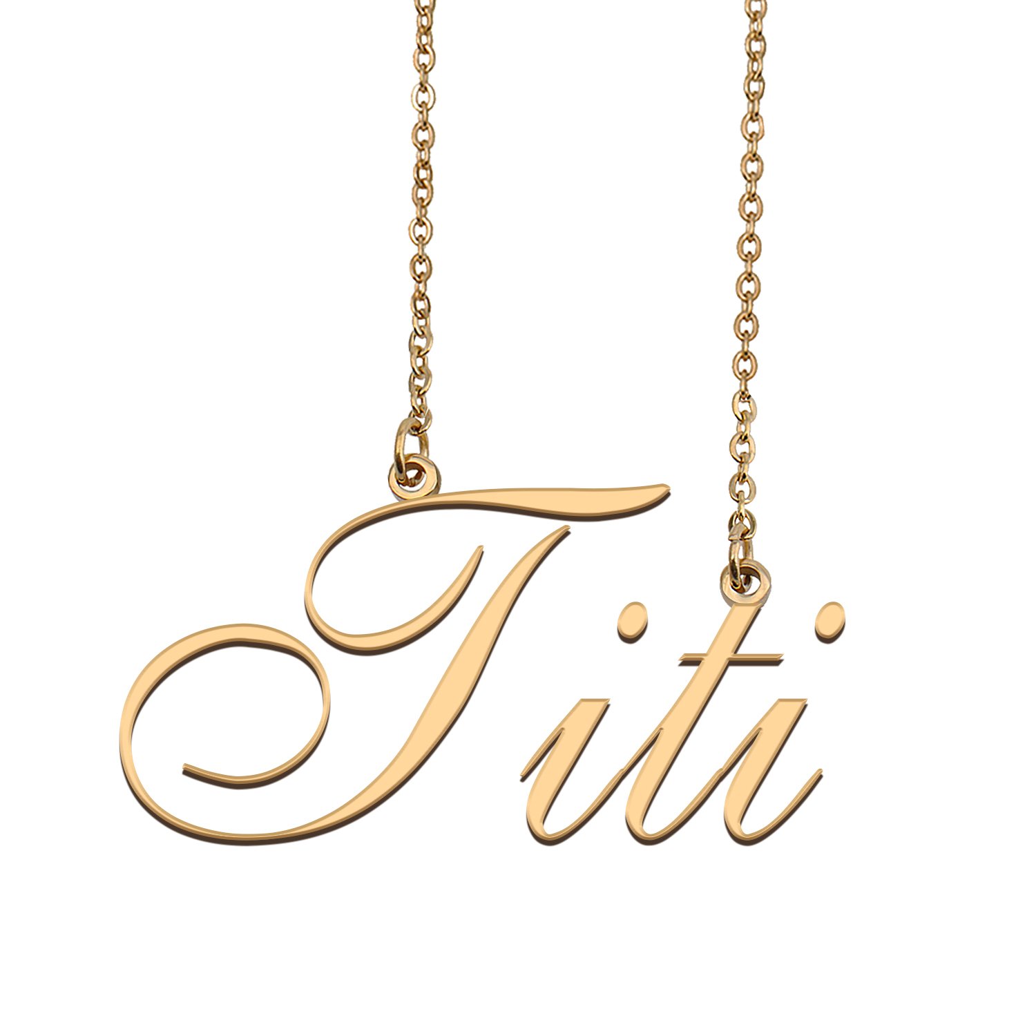 Customized Charm Pendant Jewelry Any Name Necklace for Grandmother for Her Titi