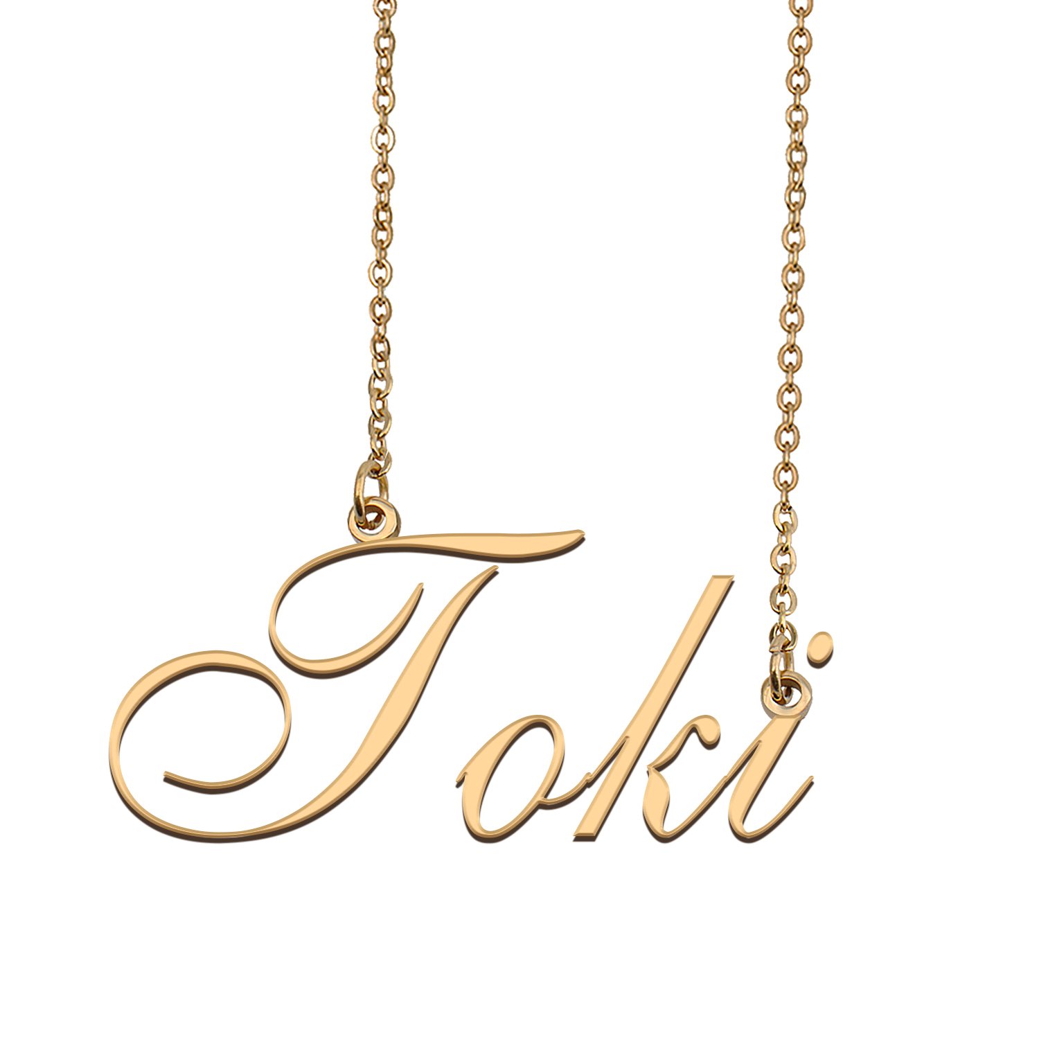 Customized Charm Pendant Jewelry Any Name Necklace for Grandmother for Her Toki