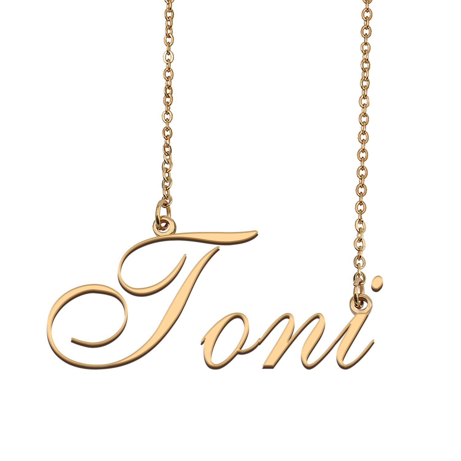 Customized Charm Pendant Jewelry Any Name Necklace for Grandmother for Her Toni