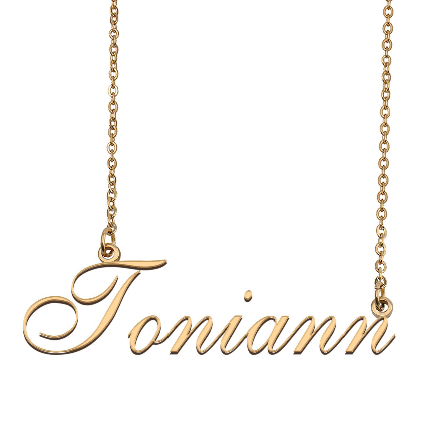 Customized Charm Pendant Jewelry Any Name Necklace for Grandmother for Her Toniann
