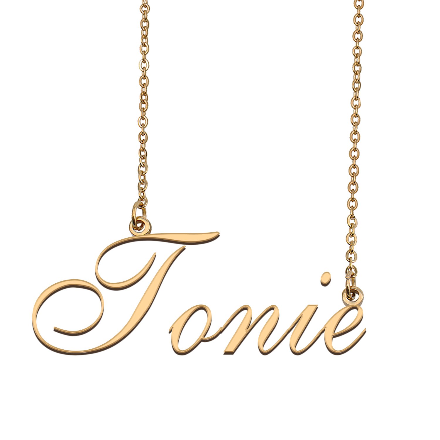 Customized Charm Pendant Jewelry Any Name Necklace for Grandmother for Her Tonie