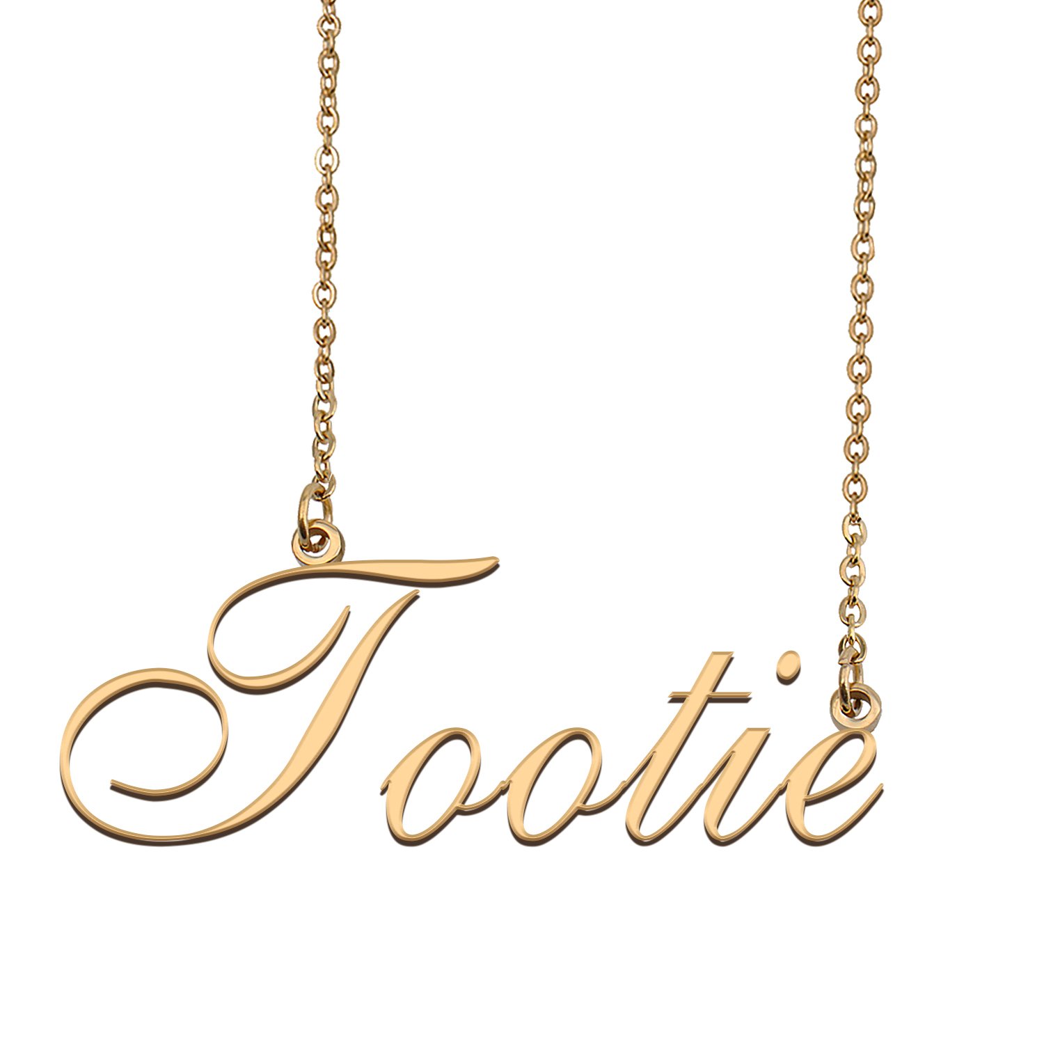 Customized Charm Pendant Jewelry Any Name Necklace for Grandmother for Her Tootie