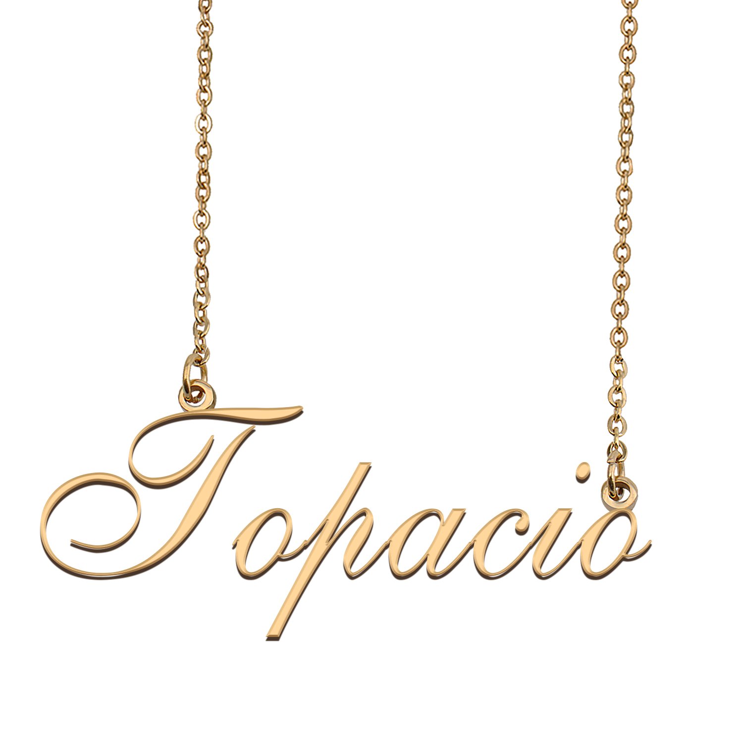 Customized Charm Pendant Jewelry Any Name Necklace for Grandmother for Her Topacio
