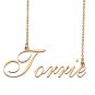 Custom Personalized Name Necklace in Golden Silver for Women Torrie
