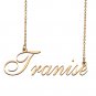 Custom Personalized Name Necklace in Golden Silver for Women Tranise