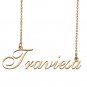 Custom Personalized Name Necklace in Golden Silver for Women Traviesa