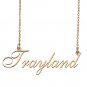 Custom Personalized Name Necklace in Golden Silver for Women Trayland