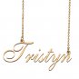 Custom Personalized Name Necklace in Golden Silver for Women Tristyn