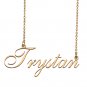 Custom Personalized Name Necklace in Golden Silver for Women Trystan