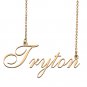 Custom Personalized Name Necklace in Golden Silver for Women Tryton