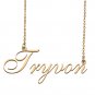Custom Personalized Name Necklace in Golden Silver for Women Tryvon