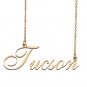 Custom Personalized Name Necklace in Golden Silver for Women Tucson