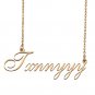 Custom Personalized Name Necklace in Golden Silver for Women Txnnyyy