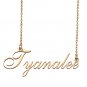Custom Personalized Name Necklace in Golden Silver for Women Tyanalee