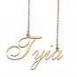 Custom Personalized Name Necklace in Golden Silver for Women Tyia