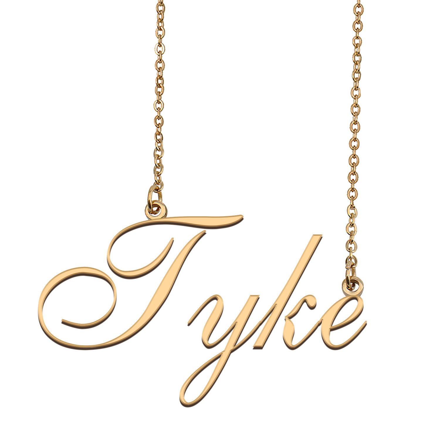 Custom Personalized Name Necklace in Golden Silver for Women Tyke