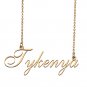 Custom Personalized Name Necklace in Golden Silver for Women Tykenya