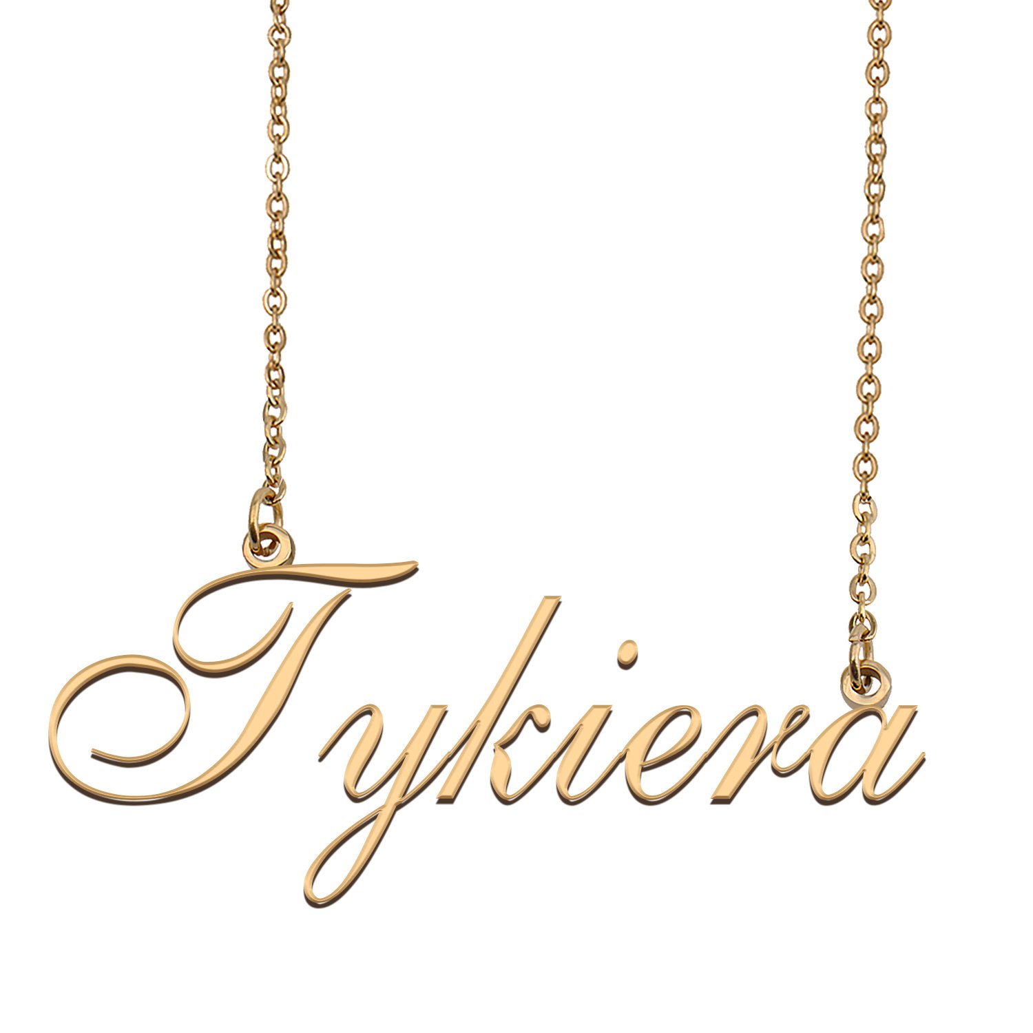 Custom Personalized Name Necklace in Golden Silver for Women Tykiera