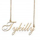 Custom Personalized Name Necklace in Golden Silver for Women Tykilly