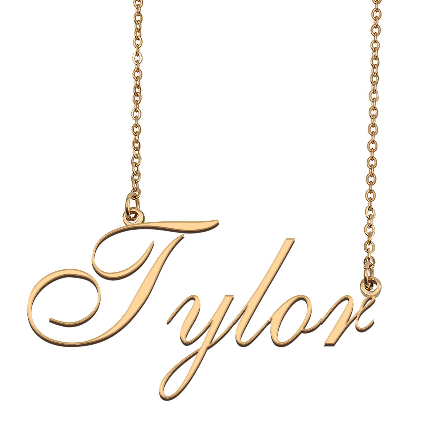 Custom Personalized Name Necklace in Golden Silver for Women Tylor