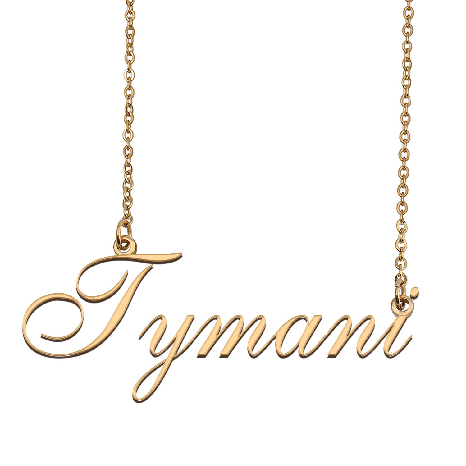 Custom Personalized Name Necklace in Golden Silver for Women Tymani