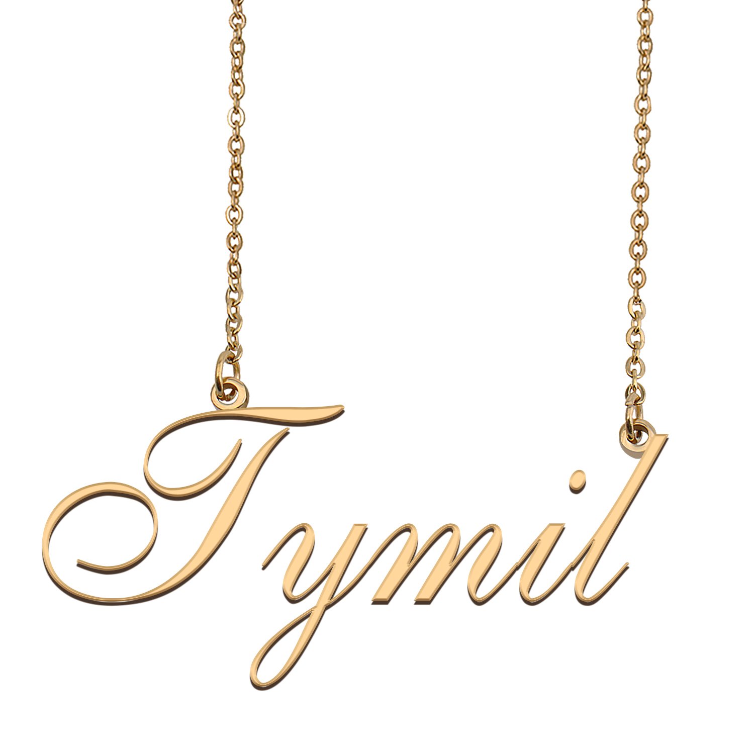 Custom Personalized Name Necklace in Golden Silver for Women Tymil