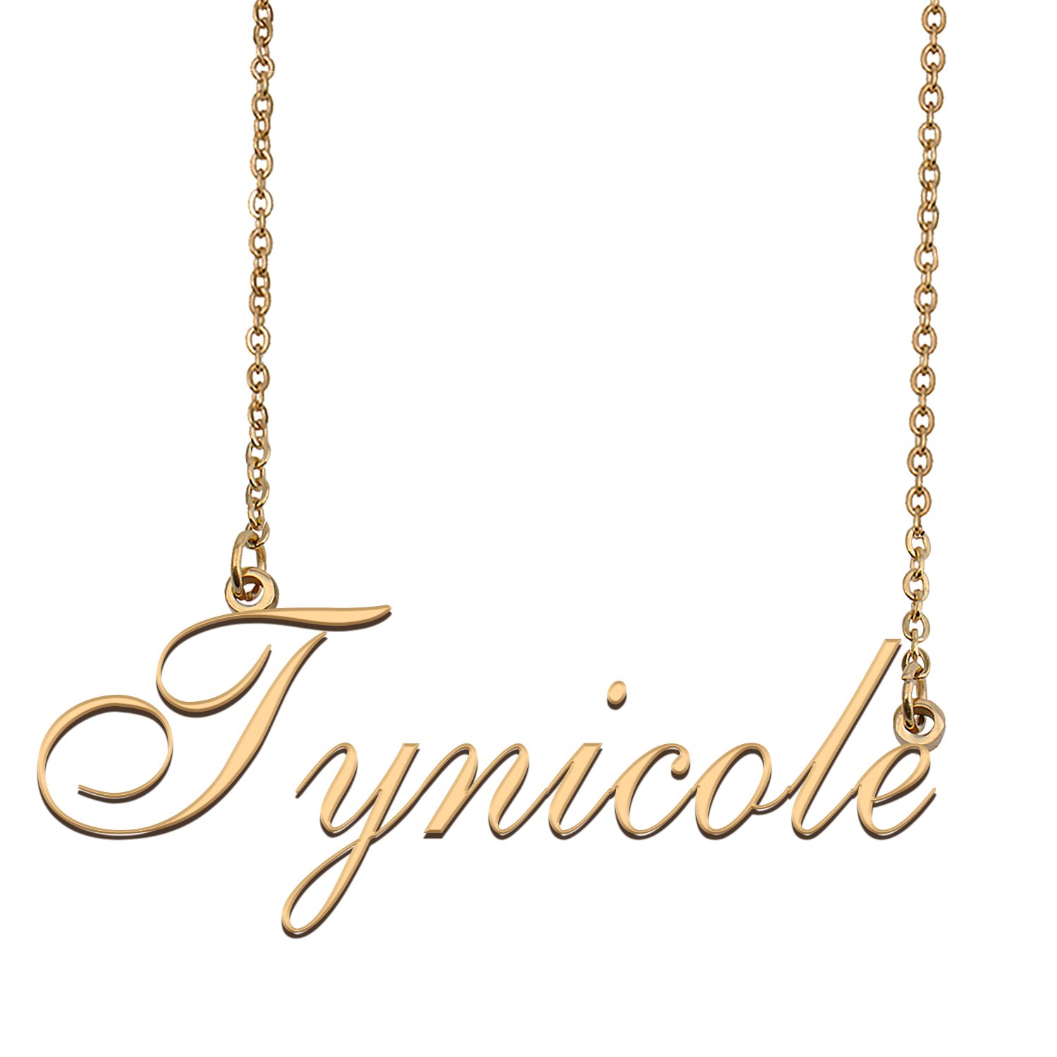 Custom Personalized Name Necklace in Golden Silver for Women Tynicole