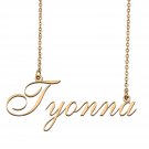 Custom Personalized Name Necklace in Golden Silver for Women Tyonna