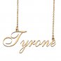 Custom Personalized Name Necklace in Golden Silver for Women Tyrone
