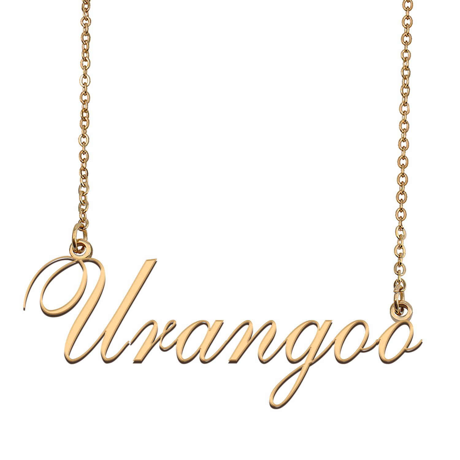 Custom Personalized Name Necklace in Golden Silver for Women Urangoo