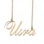 Custom Personalized Name Necklace in Golden Silver for Women Usra
