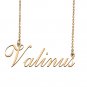 Custom Personalized Name Necklace in Golden Silver for Women Valinus