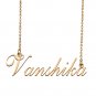 Custom Personalized Name Necklace in Golden Silver for Women Vanshika