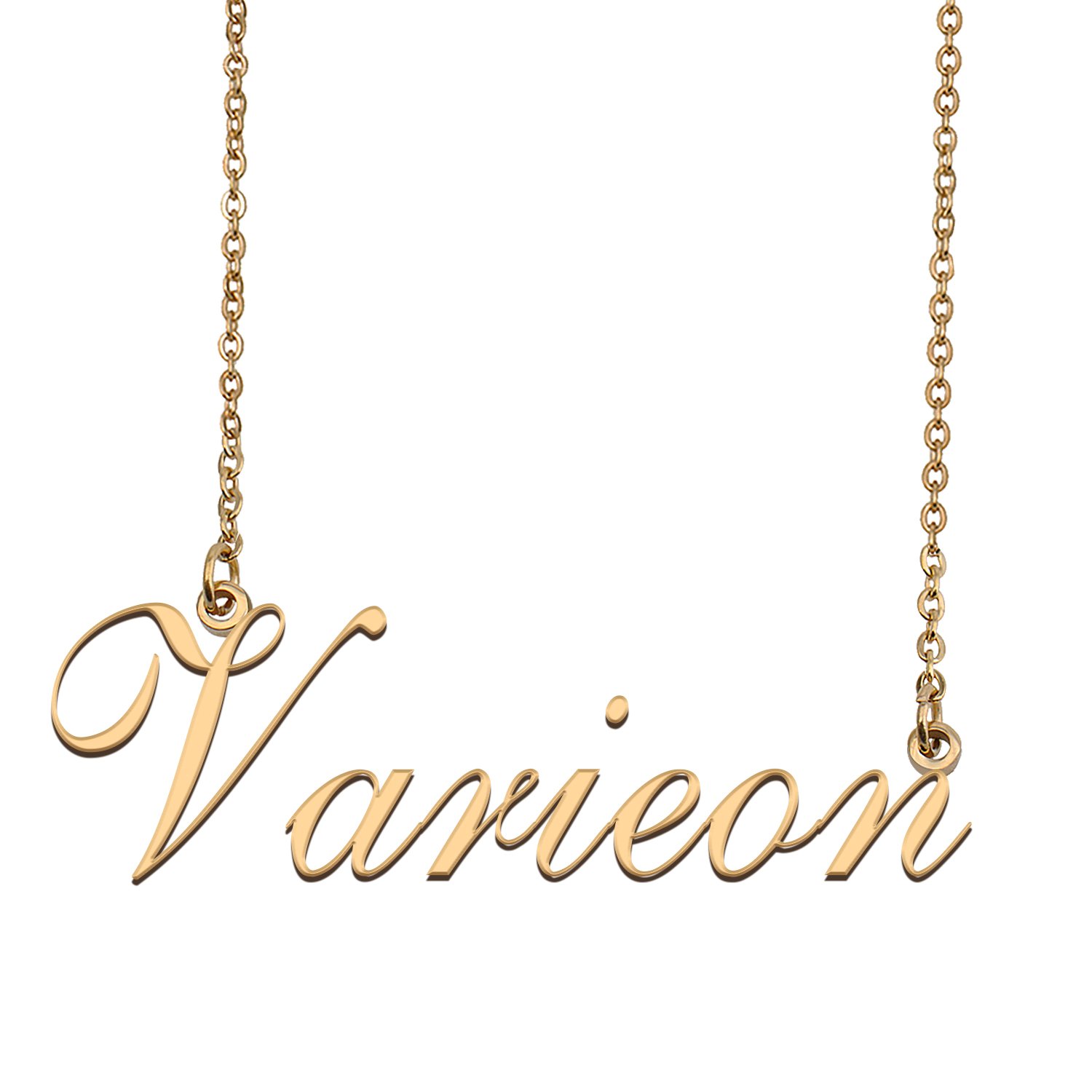 Custom Personalized Name Necklace in Golden Silver for Women Varieon