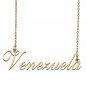 Custom Personalized Name Necklace in Golden Silver for Women Venezuela